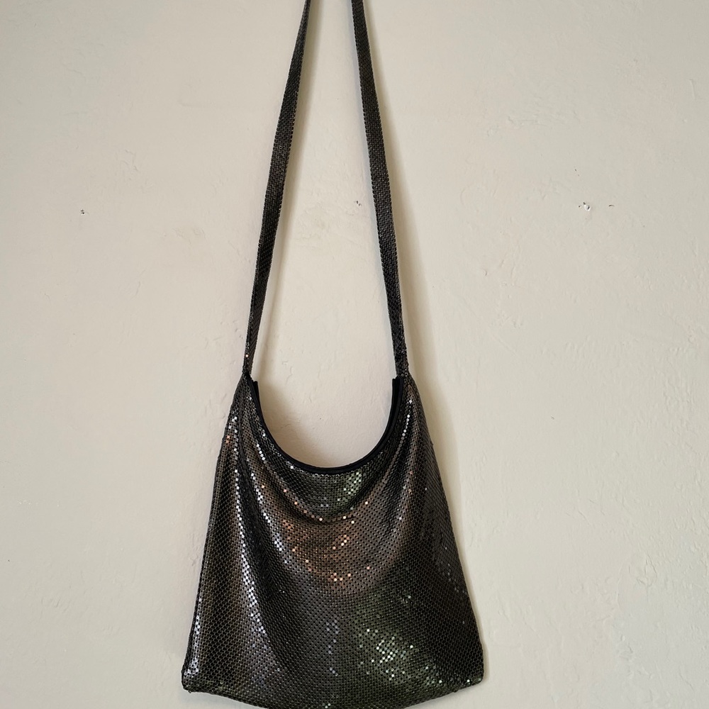 Metallic Silver Handbag
